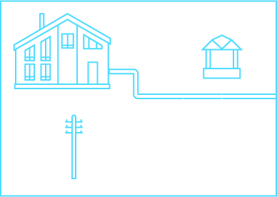 Схема расположения газгольдера