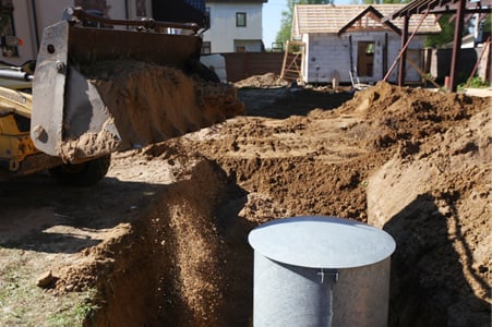 Засыпка газгольдера — фото 1