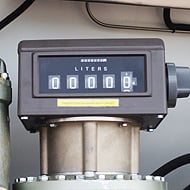 Заправка газгольдера — счётчик расхода газа